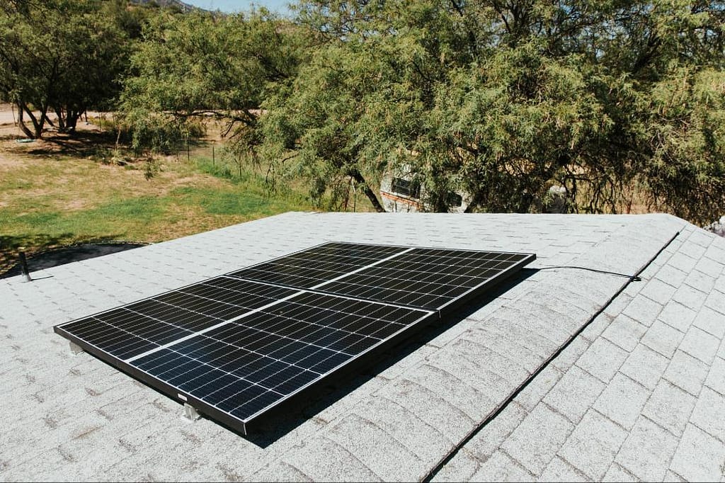 residential solar installation