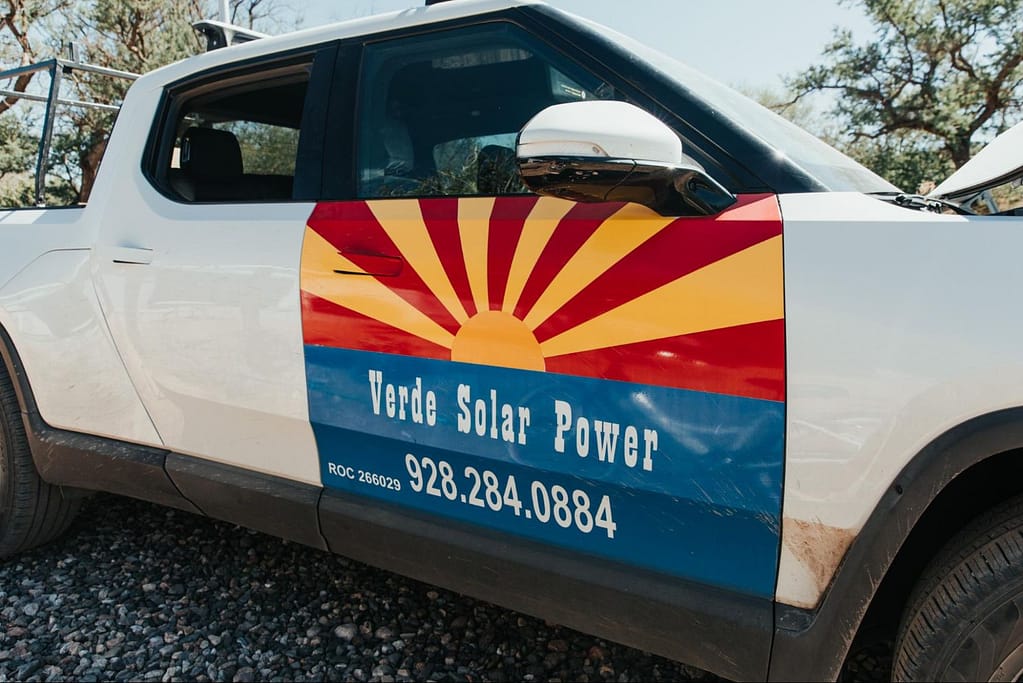 Verde Solar Power truck